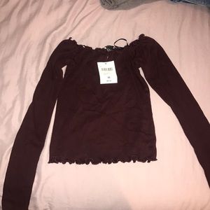 Forever 21 Off the shoulder knit top